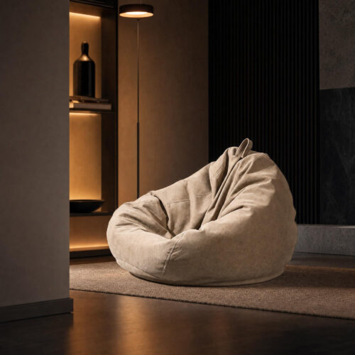 Cotton-Linen Bean Bag