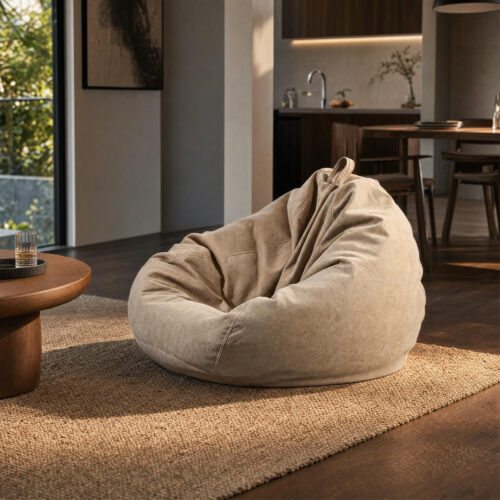Cotton-Linen Bean Bag