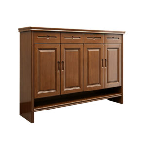Open Shelf Shoe Storage Cabinet