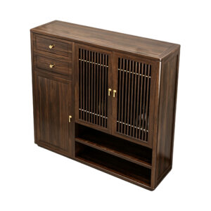 Grille Door Shoe Storage Cabinet