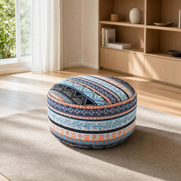Bohemian Patchwork Bean Bag Ottoman