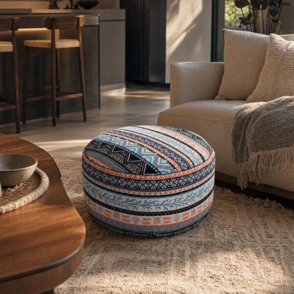 Bohemian Patchwork Bean Bag Ottoman