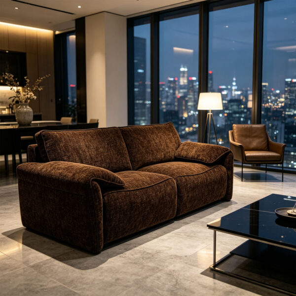 Brown Convertible Sofa Bed