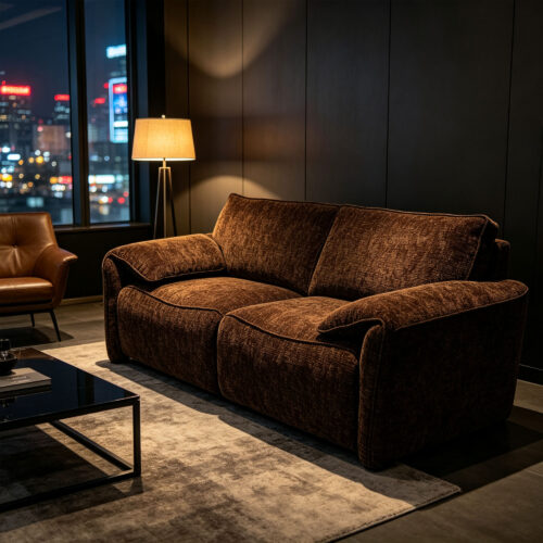 Brown Convertible Sofa Bed