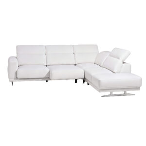 Grey Extendable One-Arm Sofa Module