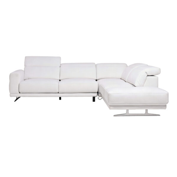 Grey Extendable One-Arm Sofa Module