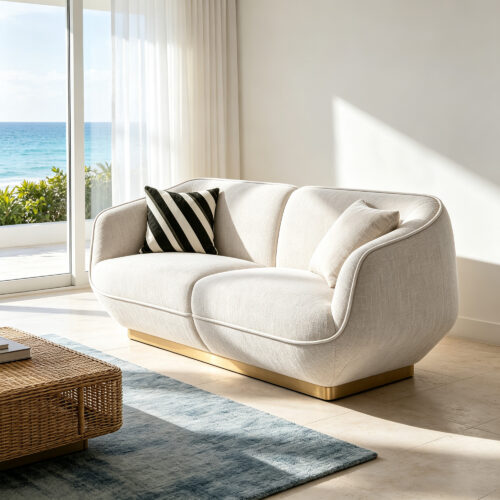Wraparound Upholstered Sofa