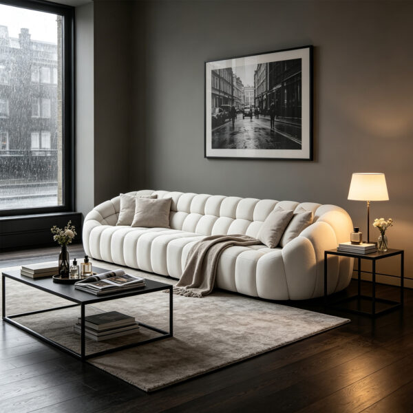 Channel Tufted Sofa