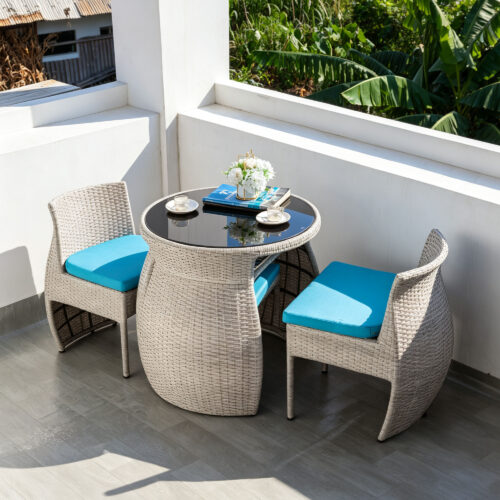 Round Outdoor Bistro Set