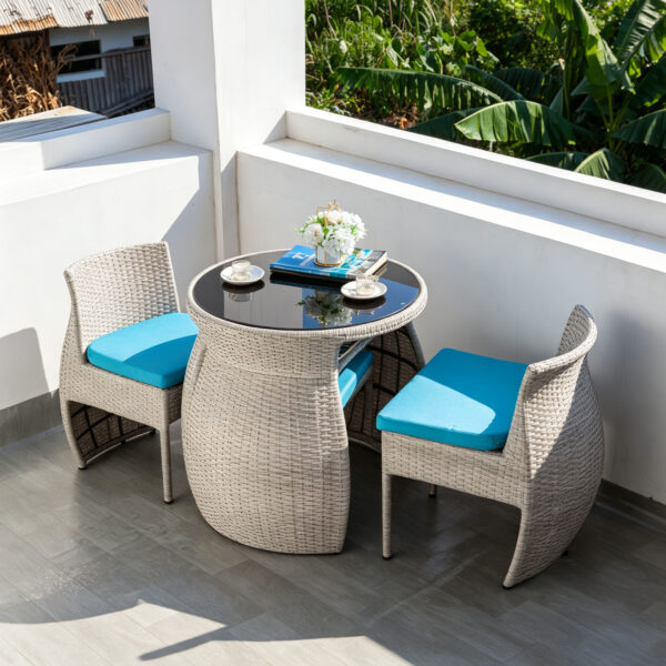 Round Outdoor Bistro Set