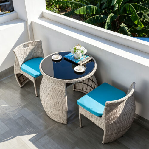 Round Outdoor Bistro Set