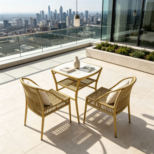 Compact Rope Bistro Set