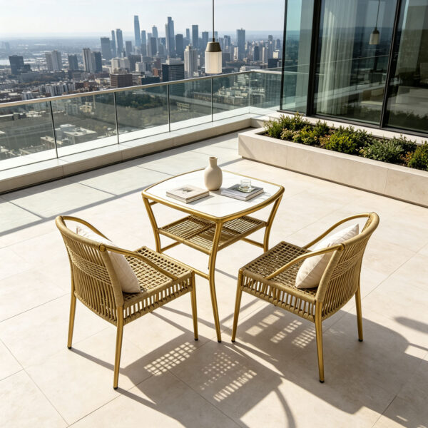 Compact Rope Bistro Set