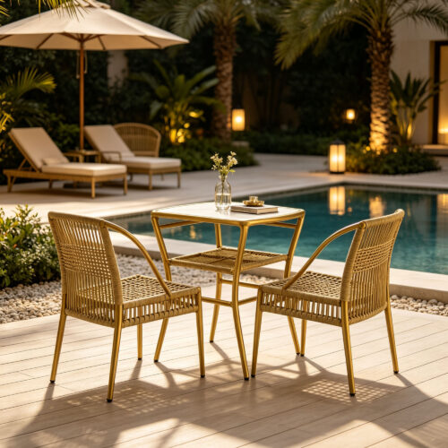 Compact Rope Bistro Set