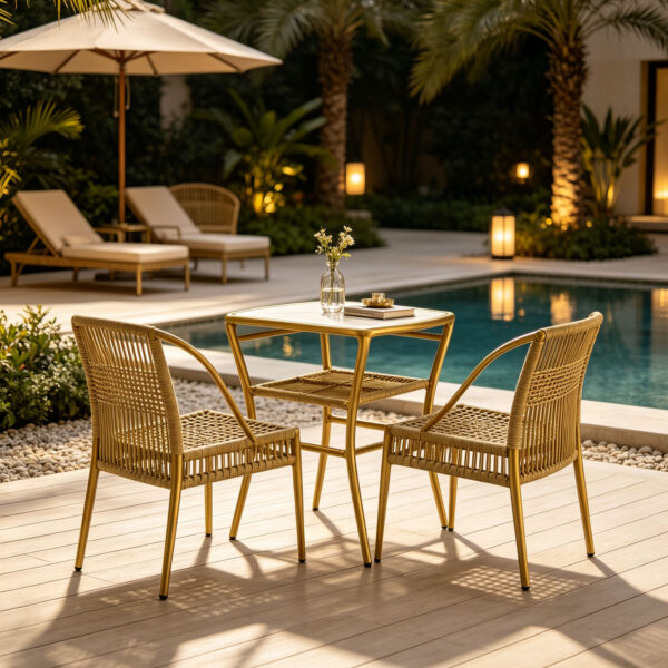 Compact Rope Bistro Set