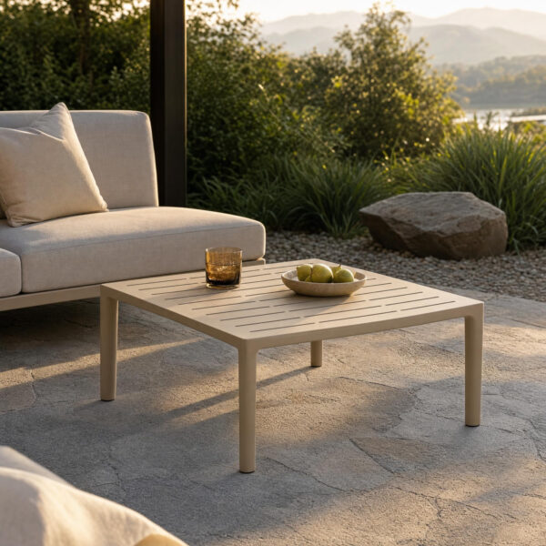 Slatted Outdoor Coffee Table